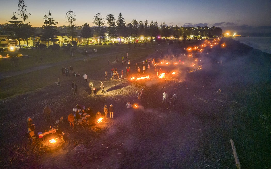 MATARIKI bonfires along Marine Parade Napier. Photographer Paul Taylor Hawke's Bay Today
15th July 2023