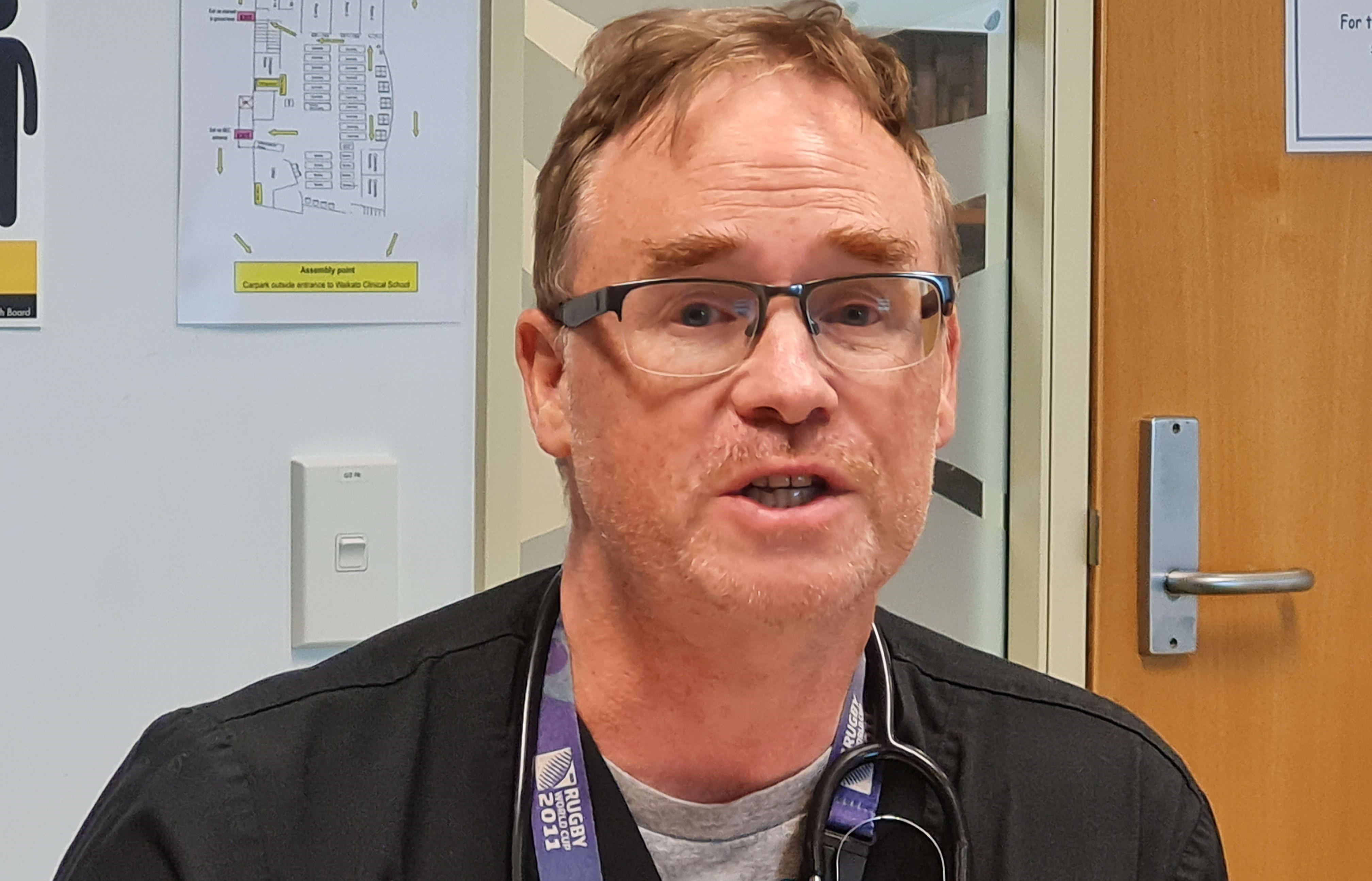 Waikato Hospital Emergency Department doctor Greg Stevens.