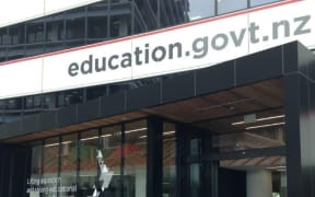Ministry of Education sign at Bowen Street building.