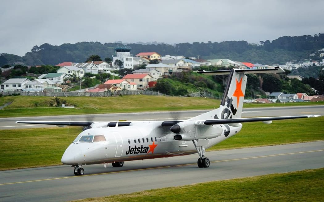 The Jetstar Q300 turbo-prop aircraft which will fly the regional routes.