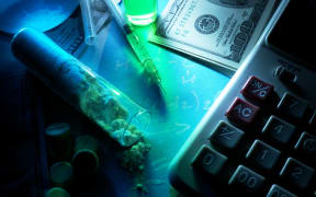 Drugs, pills, money. (File photo)