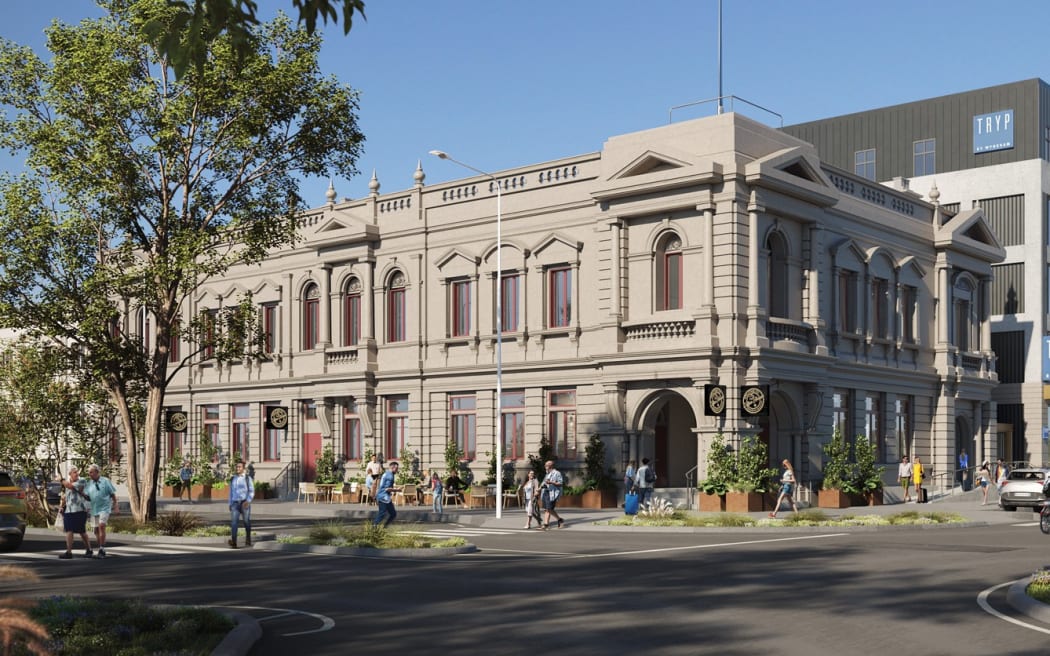 This image shows what the finished development will look like.