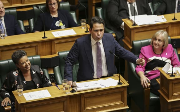 Simon Bridges budget day the house