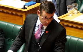 Minister Michael Woodhouse in question time.