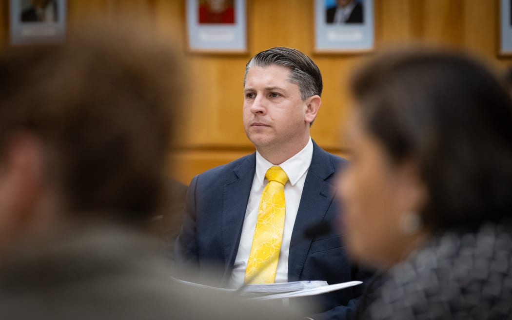 Michael Wood appears before The Education and Workforce Select Committees on his final day as a Minister during the 2023 Estimates Hearings.