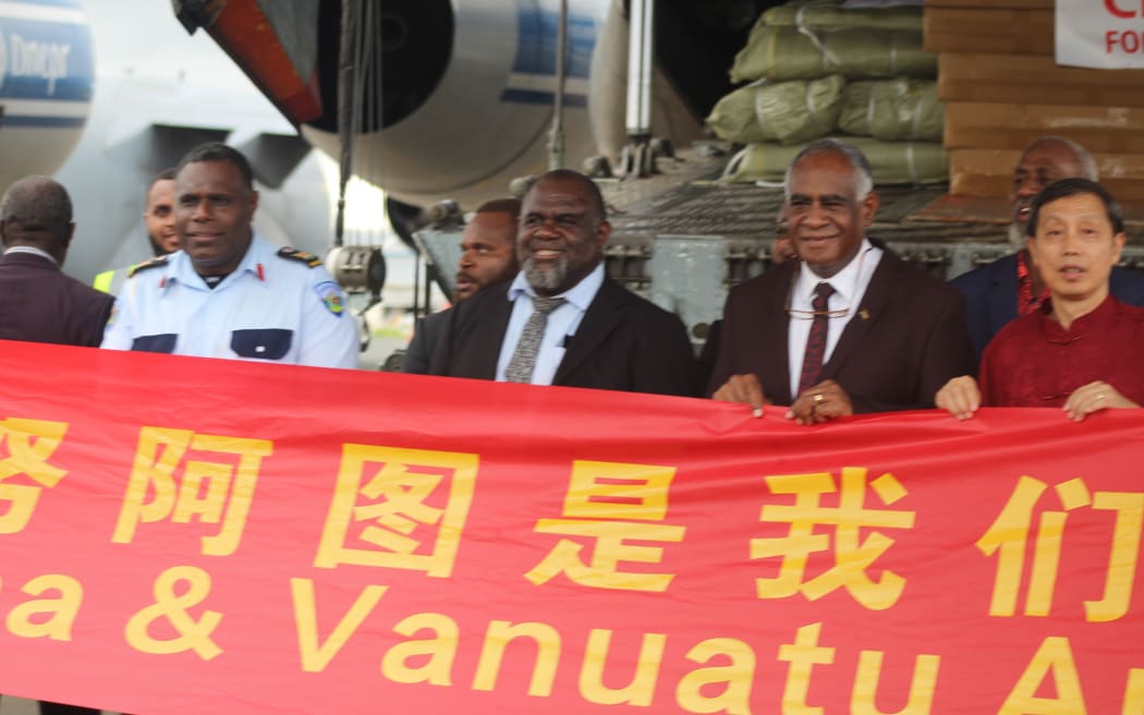 China delivering aid to Vanuatu in the wake of cyclones