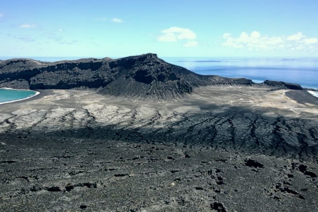 The highest peak of Tonga's newest island is believed to be 250 metres high.