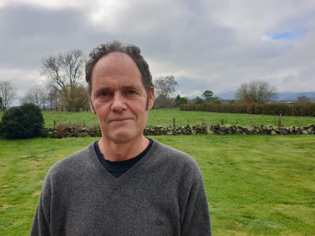 Environmentalist Angus Robson is campaigning against winter cropping.