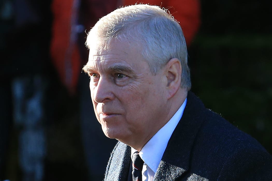 Britain's Prince Andrew, Duke of York, arrives to attend a church service at St Mary the Virgin Church in Hillington, Norfolk, eastern England, on January 19, 2020.