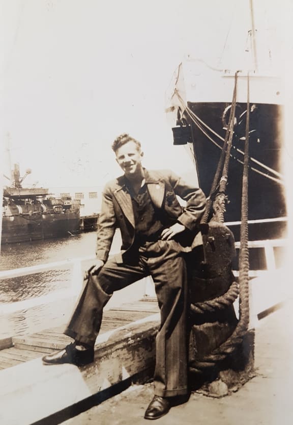 A photo of Baden Norris on the waterfront