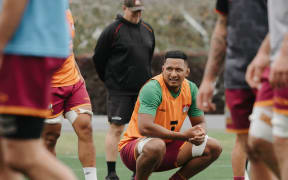 Tough Tongan Samipeni Finau with the Chiefs this week.