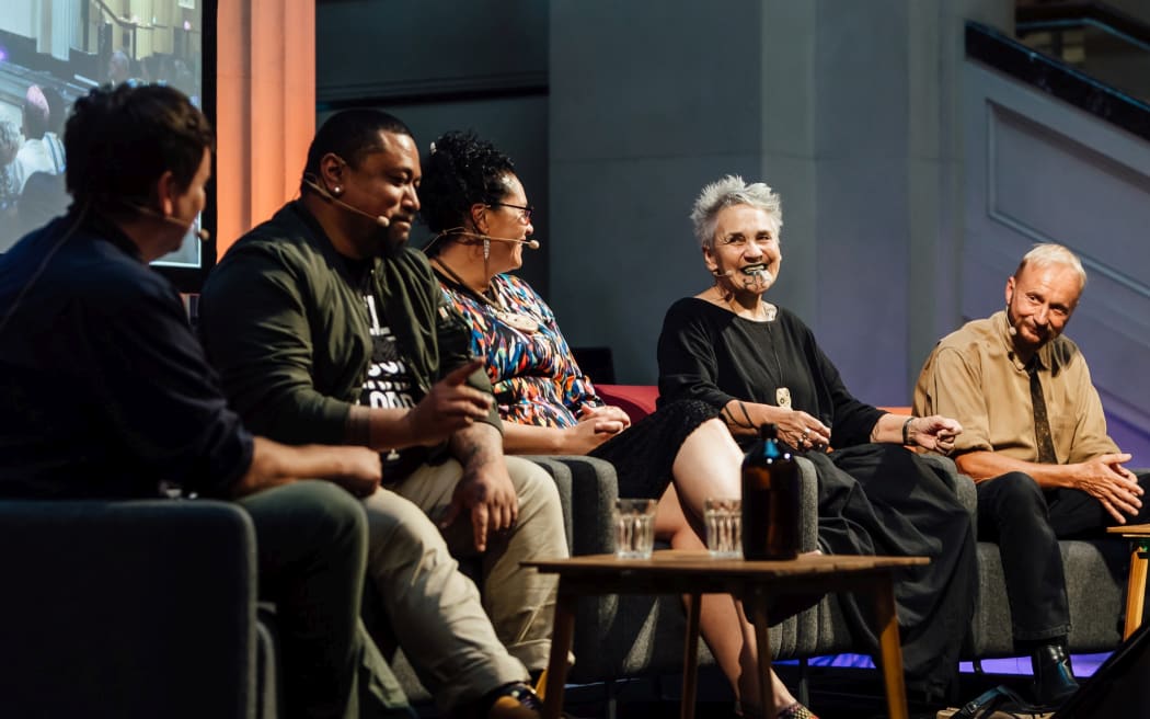 Thomas Sainsbury, Tanu Gago, Louisa Wall, Ngahuia Te Awekotuku, Welby Ings