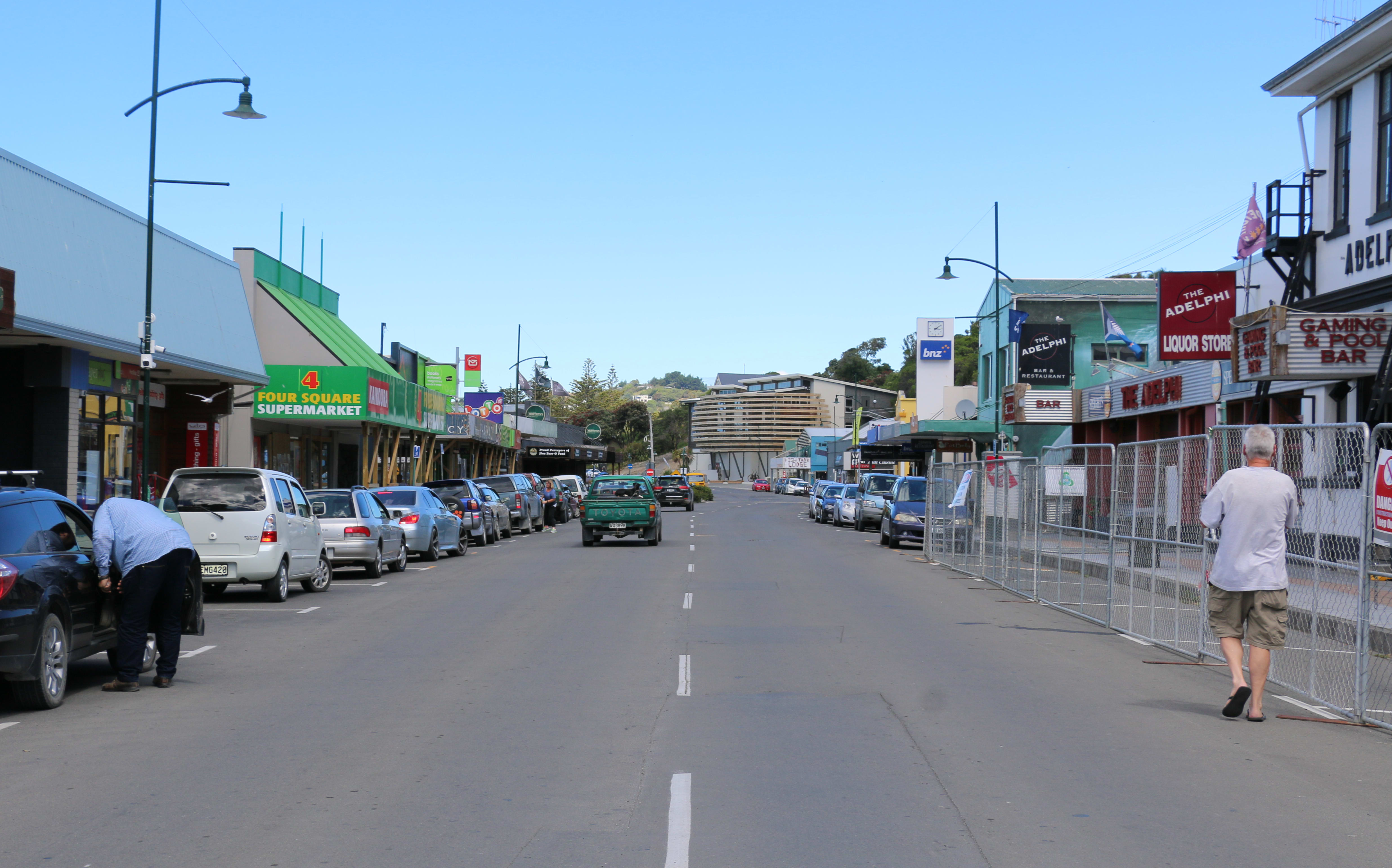 Kaikoura main street 19 January 2017.