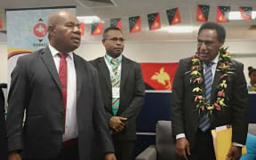 Nick Kuman (left) and Pila Niningi (right)