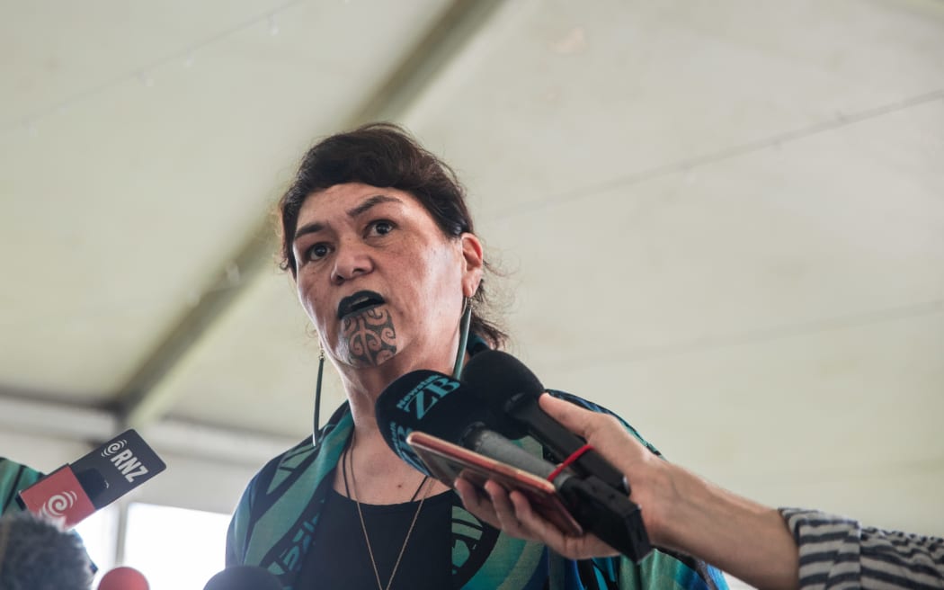 Nanaia Mahuta and a press conference at PIF