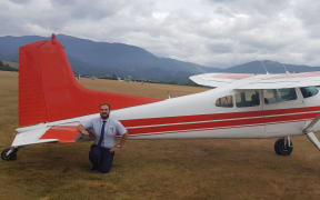 Pilot in training Mac McCardle.