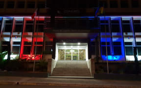 New Caledonia's Congress building in Noumea's Boulevard Vauban
