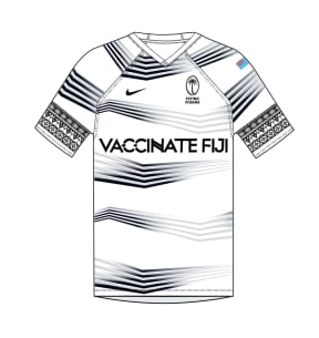 Fiji  was supposed to wear jerseys with the words "Vaccinate Fiji" on the chest in Dunedin.