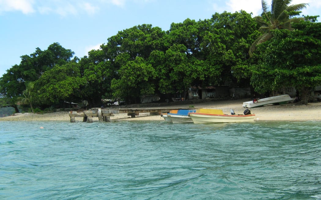 A beach in Vanuatu.