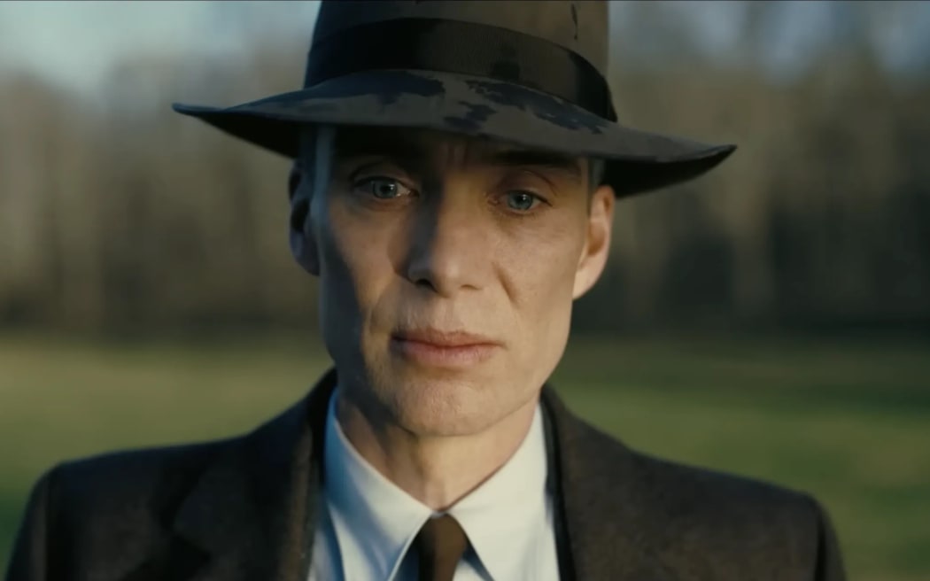 Still from Christopher Nolan's Oppenheimer featuring Cillian Murphy as Robert Oppenheimer.
