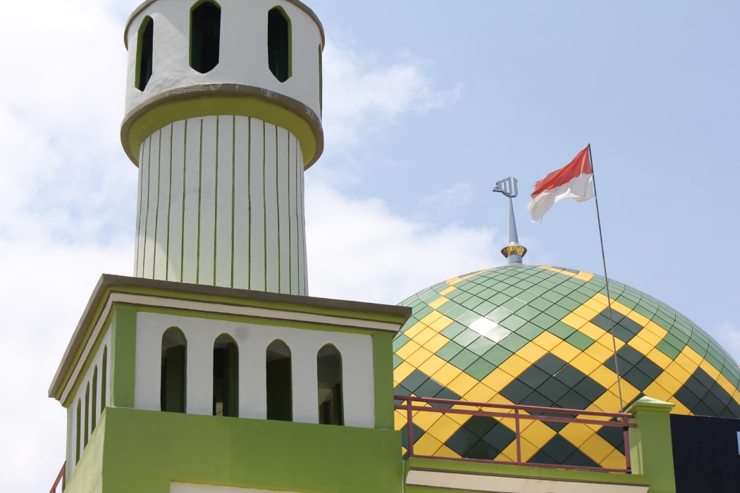 Mosque in Jayapura, Papua Province, Indonesia.