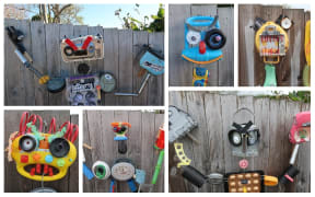 Some of the Stupid Robot Fighting creations by Te Puke's John Espin