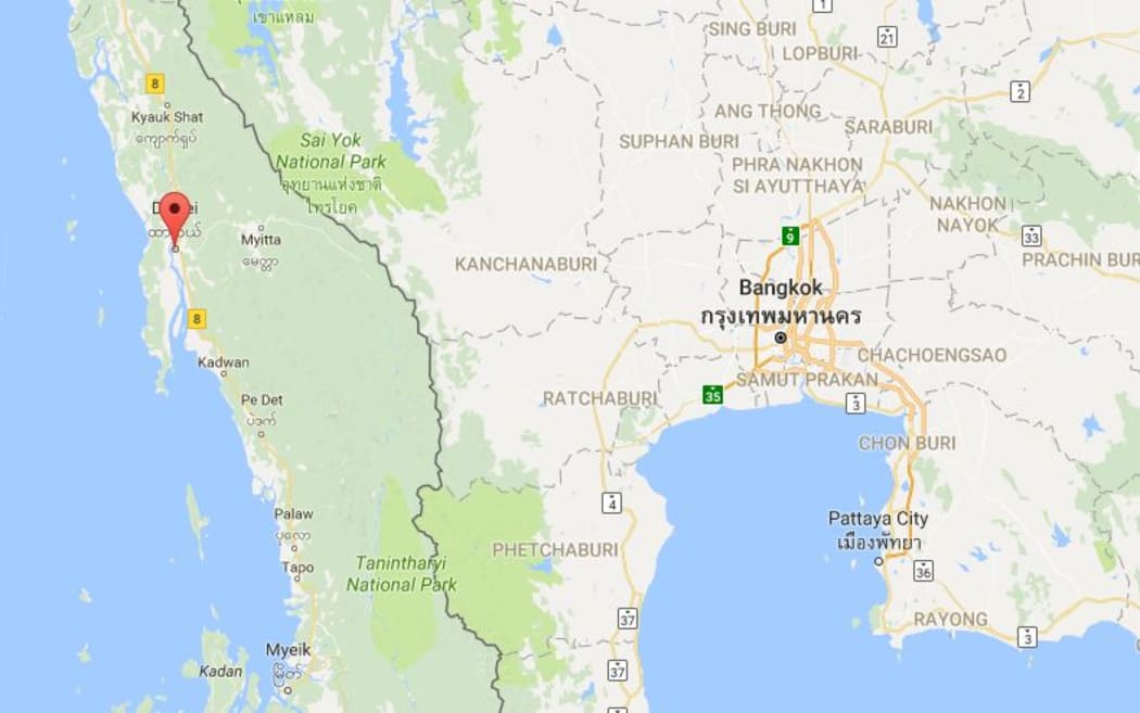 Contact was lost with the plane as near Dawei in Myanmar.