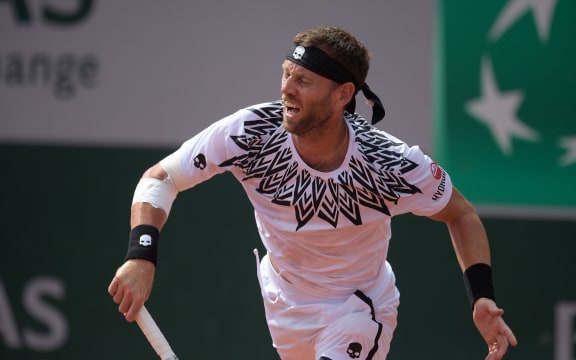 Michael Venus at Roland Garros.