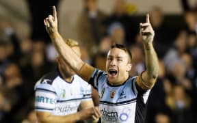 James Maloney of the Cronulla Sharks.