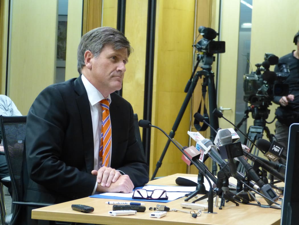 Wayne Eagleson at the Parliamentary Privileges Committee.