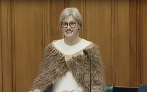 National MP Harete Hipango gives her maiden speech.