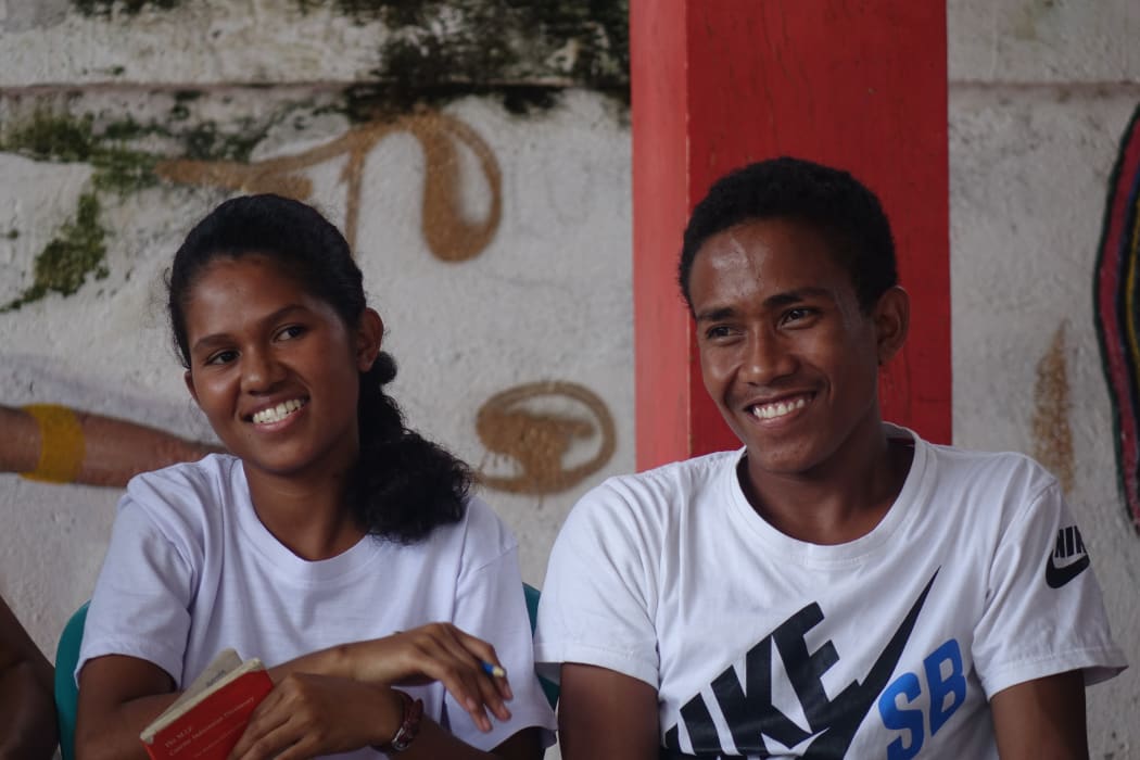 Students at the Xanana Gusmao Reading Room
