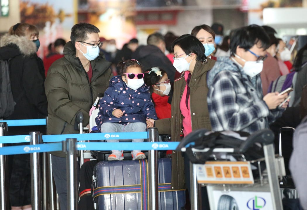 People at Beijing Airport, nurses in Auckland and Christchurch are ready to test any unwell passengers arriving from China.