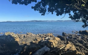 Māhina Bay, between the suburbs of Point Howard and Eastbourne, in Wellington.