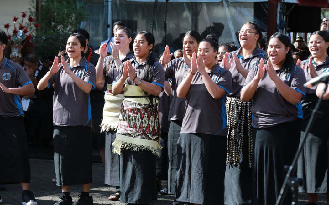 A large Pacific delegation with leaders from an array of Pacific countries were welcomed by Kingi Tuheitia to Turangawaeware Marae during his koroneihana celebrations.