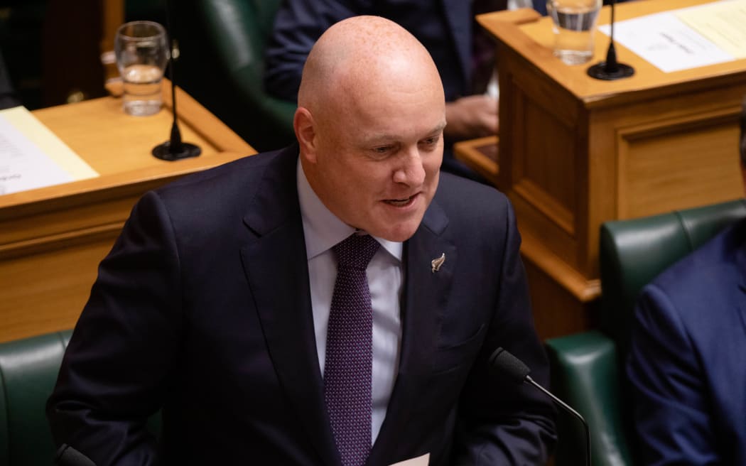 National Party leader Christopher Luxon