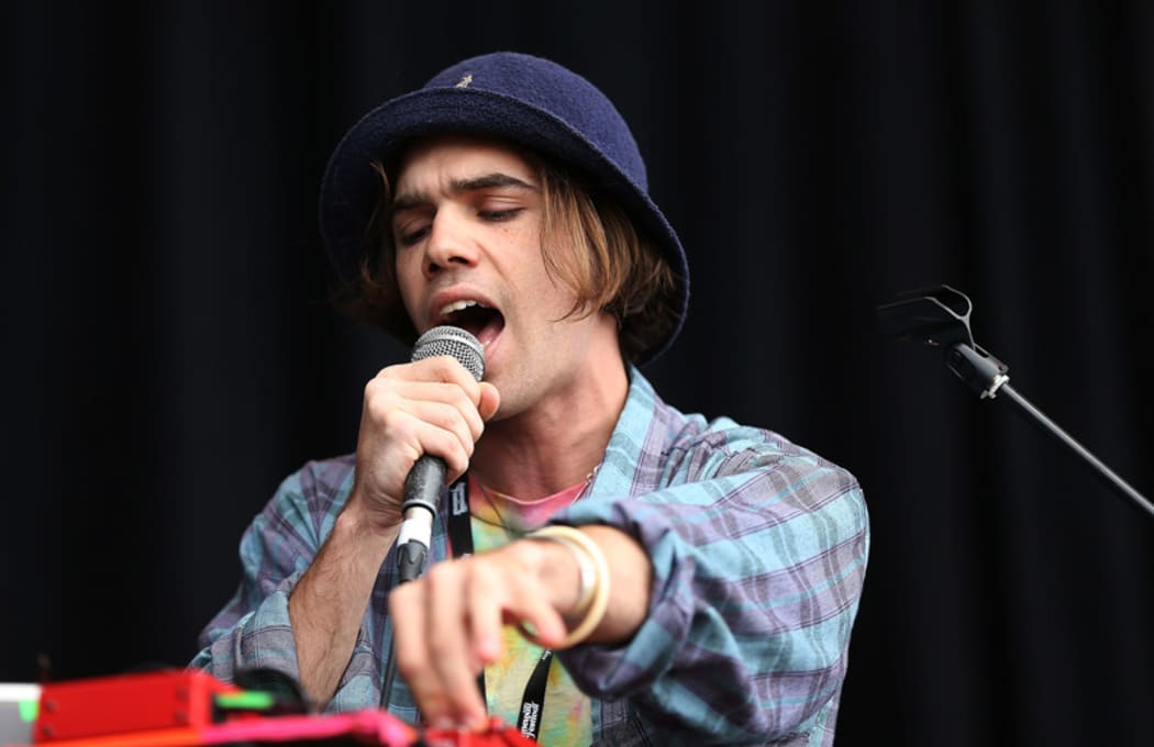 Jagwar Ma lead singer Gabriel Winterfield.