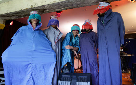 Orchestra of Spheres at their Pyramid Club headquarters