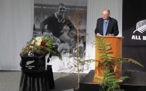 Sir Brian Lochore eulogy was read by Vicar Steve Thompson.