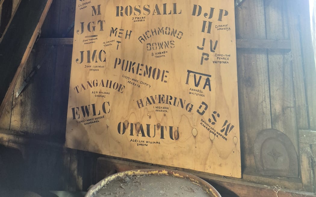 Ross is also passionate about preserving history, such as these wool fadge stencils from surrounding farms.