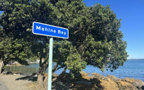 Māhina Bay, between the suburbs of Point Howard and Eastbourne, in Wellington.