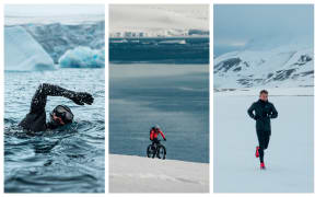 Anders Hofman completed the first-ever, long distance triathlon in Antarctica, the Iceman, to show that limitations are perceptions of what we can achieve.