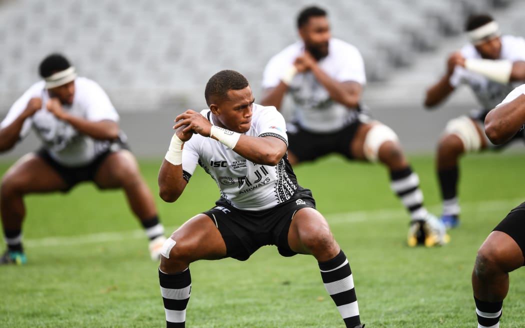 Fijian Cibi war dance.