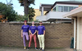 Friends John Middleton, Kyle Sutcliffe and Zac Roberts are Par Four.