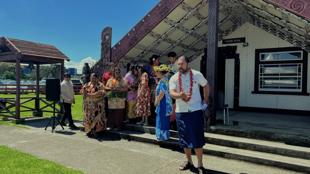 Pacific Island group at Whareroa