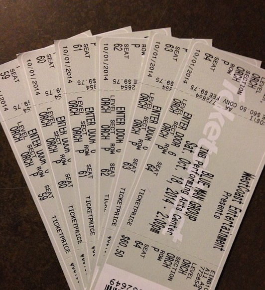 concert tickets