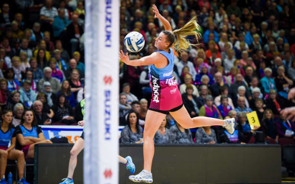 Steel midcourter Gina Crampton.