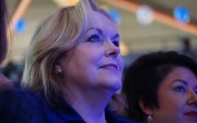 Judith Collins and Paula Bennett (right) at the National Party's election campaign launch in Manukau in South Auckland.