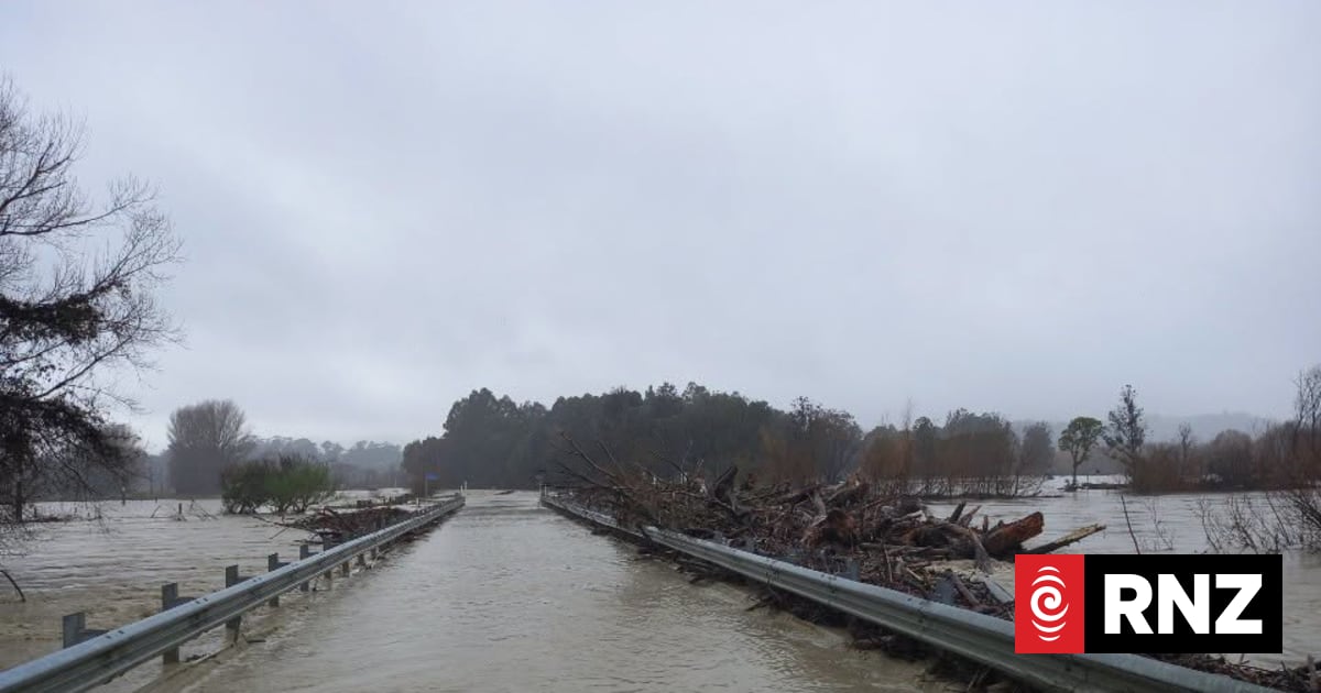 Hundreds expected to be cut off for days after storm washes out vital bridge