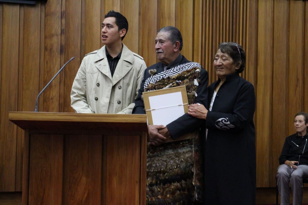Napier City Pilot Community Trust where Michael Paku received an award for his contribution to Kohanga Reo in Napier.
